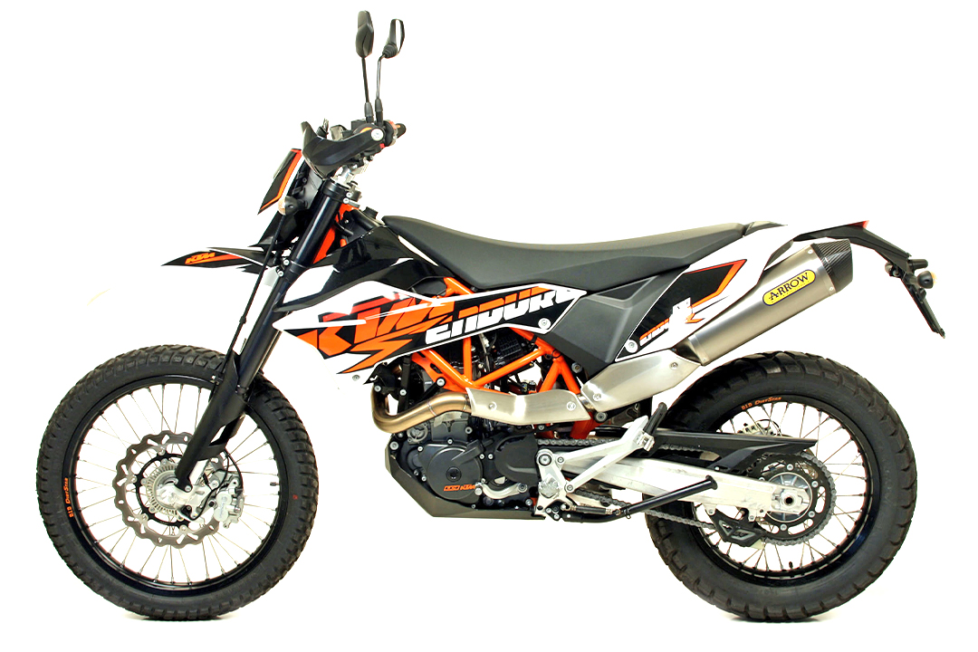 ARROW Escape RACE TECH Titanio para KTM 690 Enduro / Enduro R / SMC / SMC R Modelos 2009-