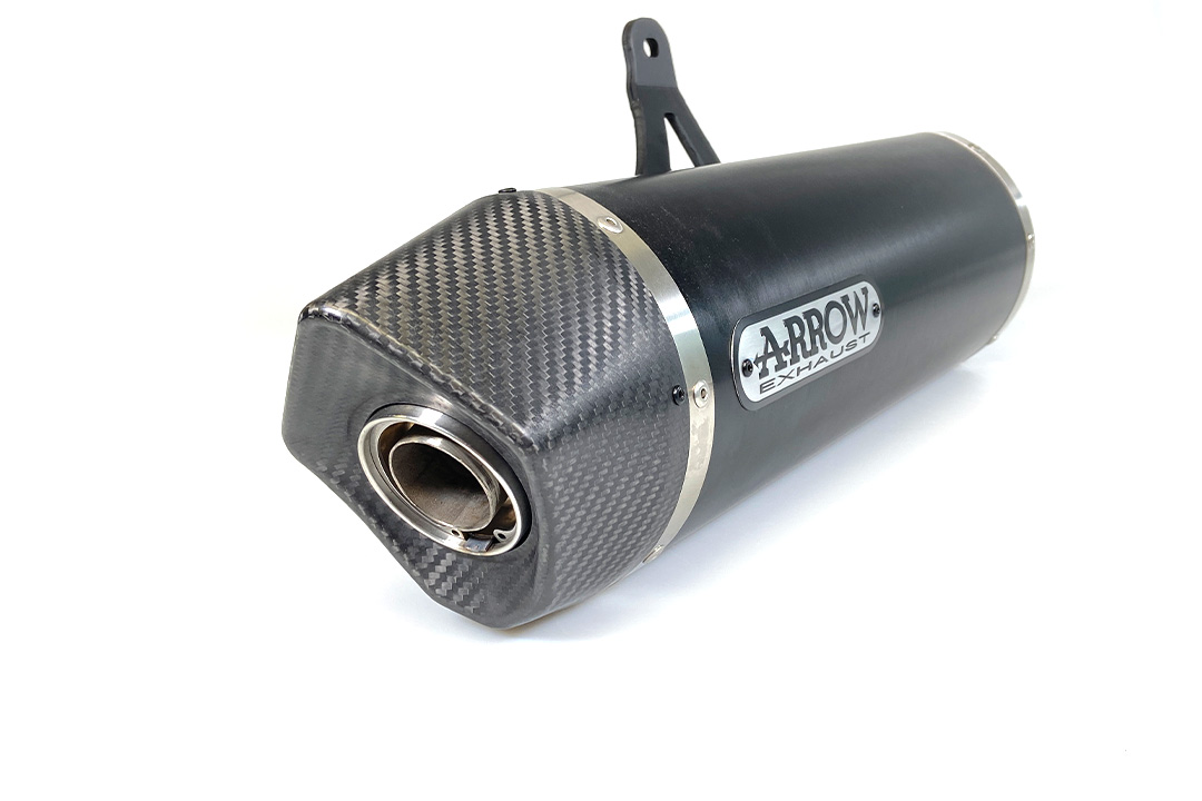 ARROW Escape MAXI RACE TECH para Honda CRF1000L Africa Twin 2016- de aluminio, negro