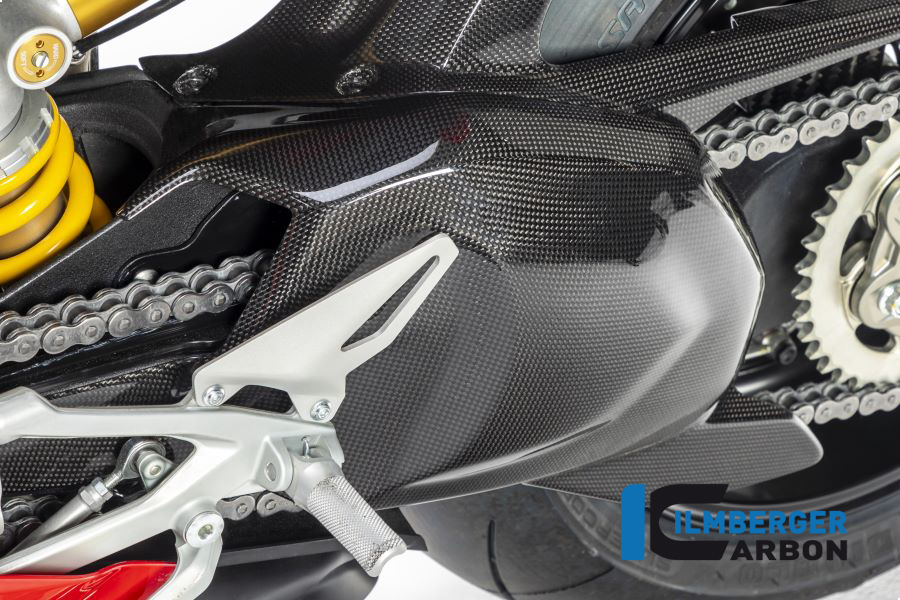 Cubiertas de Basculante de Carbono Ilmberger brillantes para Ducati Panigale V4 / V4S a partir de 2018