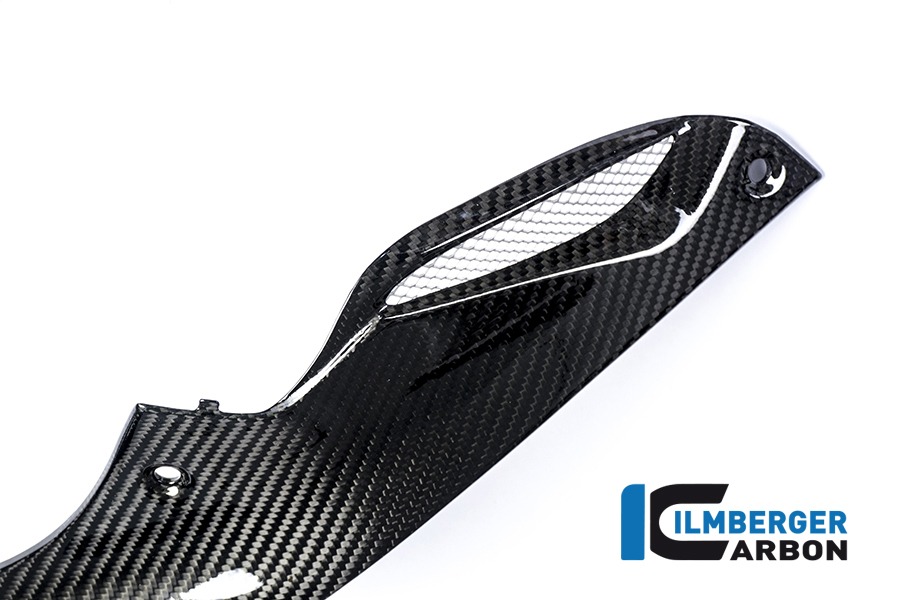 Tapa lateral Ilmberger de carbono lado derecho en depósito de gasolina Racing, Carbono