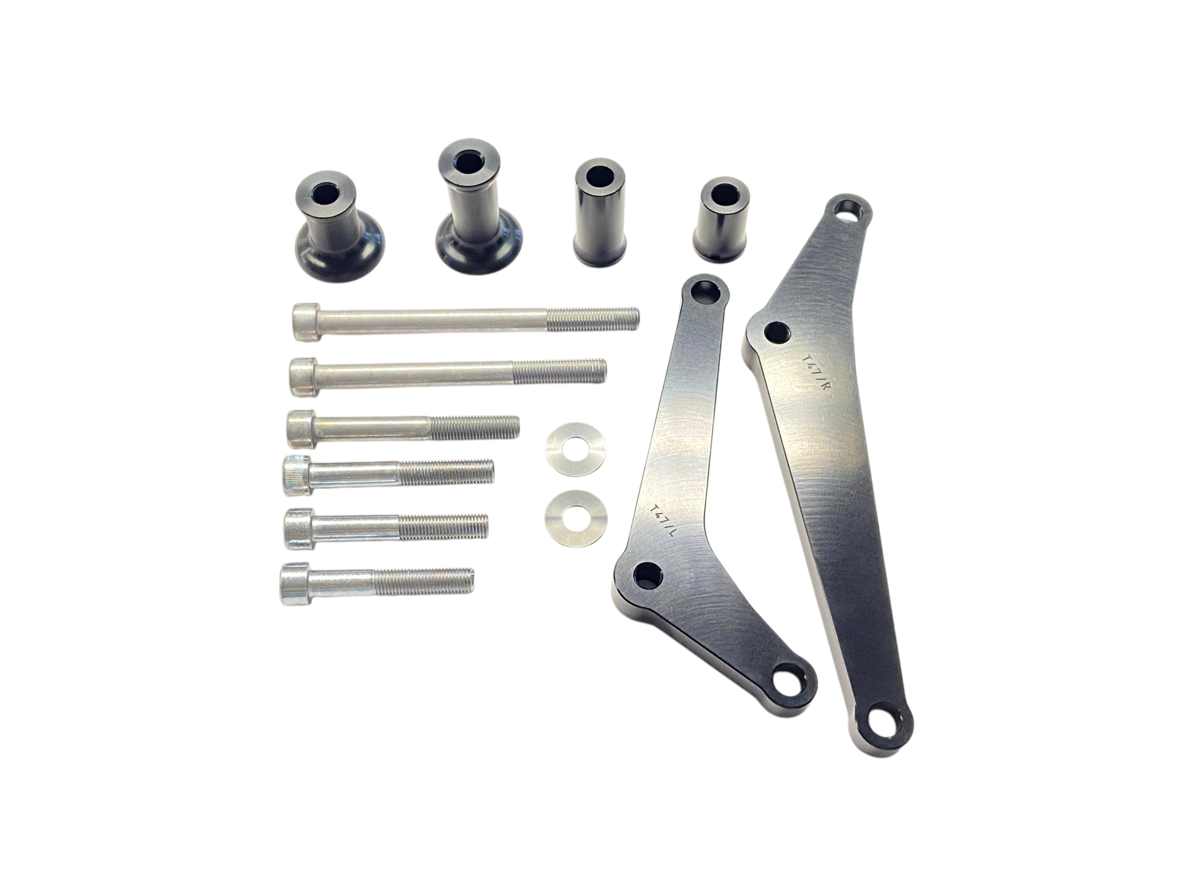 Kit de montaje de protectores de motor LSL para Triumph Street Triple 765, negro
