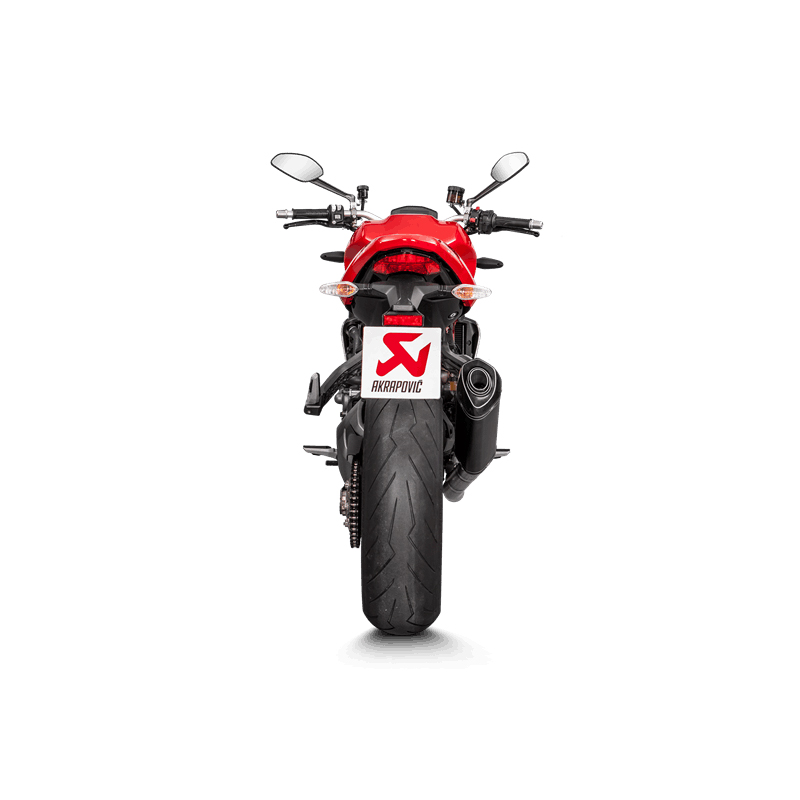 Escape Akrapovic Slip-On Line (Titanio) para Ducati Monster 1200R / Monster 1200/1200S / Monster 821 2017-2020