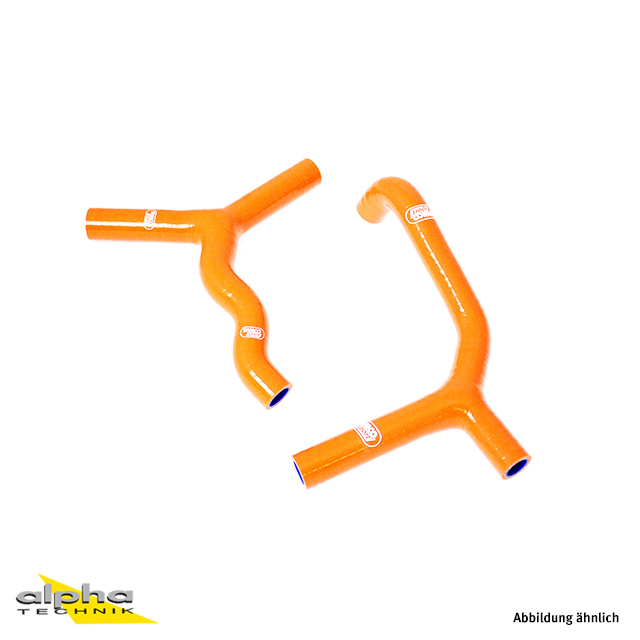 Kit de Mangueras de Silicona SAMCO SPORT naranja para KTM SX85 SX105 Años de Modelo 2003-2012