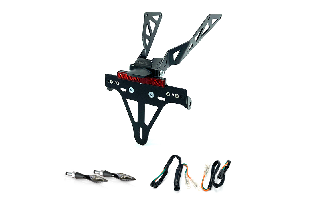 Soporte de matrícula-luz de intermitente-Kit XLED para HONDA CB650R/CBR650R CB650RA/CBR650RA a partir del modelo del año 2021 (Trasero)