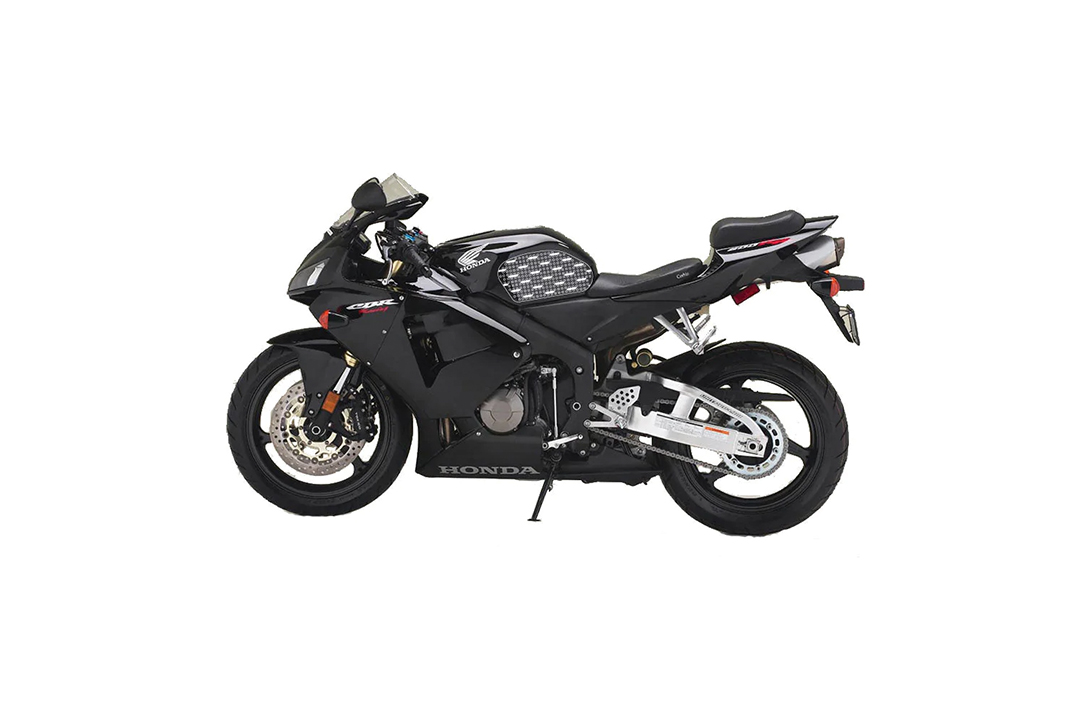 Stompgrip negro, Icon, para Honda CBR600RR, 2003-2006