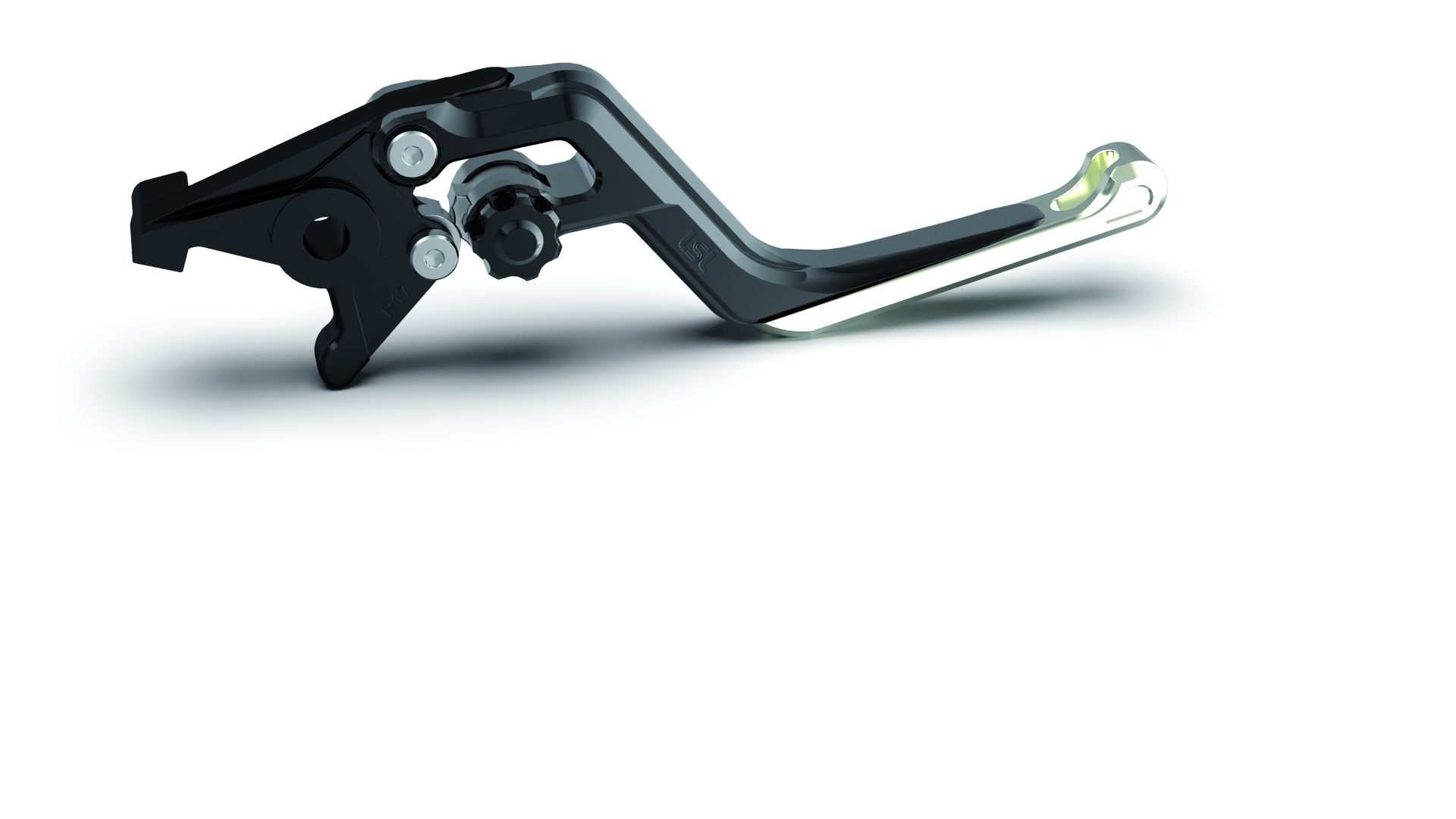 LSL ERGONIA Maneta de freno R16R Negro/Negro/Plata