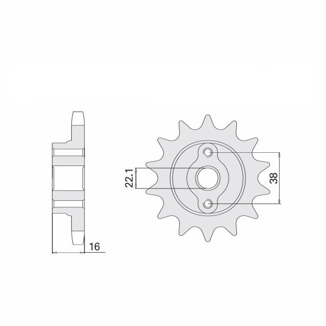Kit de cadena DID con cadena 520ZVM-X, color oro, para Ducati Monster 400, año del modelo 2003-