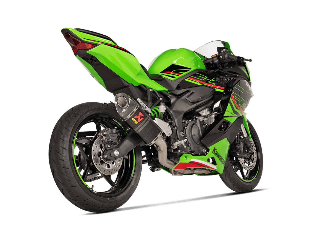 Akrapovic Racing Line (Carbono) sistema de escape para Kawasaki Ninja ZX-25R 2020- / ZX-4R & ZX-4RR 2023-2025