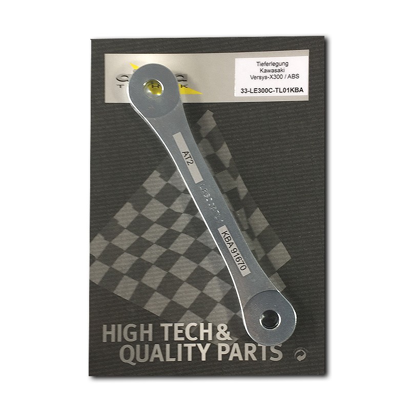 Kit de descenso alpha Technik 30mm para Kawasaki Versys-X300, ABS; Tipo LE300C; Año del modelo 2017-