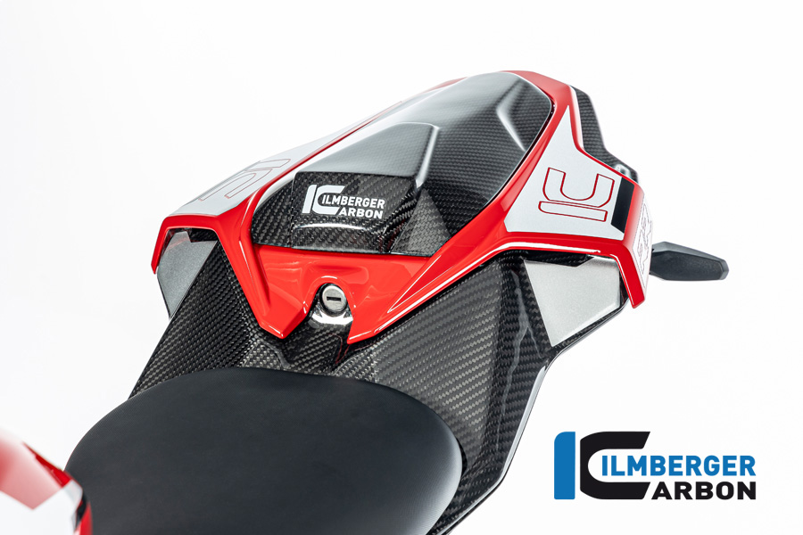 Tapa de asiento de pasajero Ilmberger Carbono, Carbono
