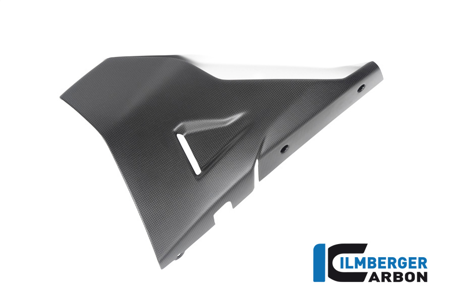 Spoiler de motor de carbono Ilmberger lado izquierdo, mate, Ducati Diavel 1260, 2019-