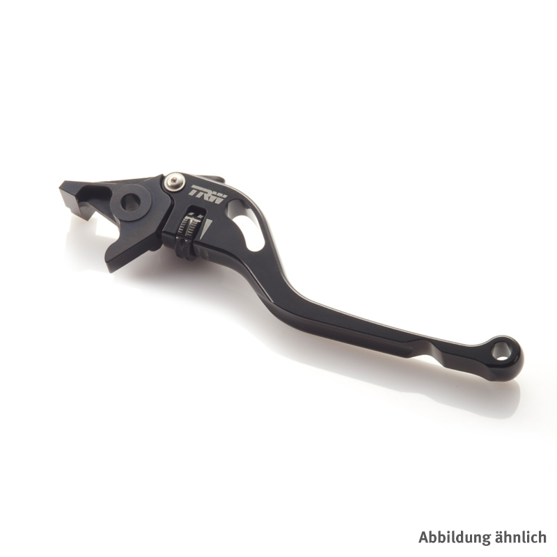 Maneta de embrague TRW Racing MK5220S, larga, negra; para Kawasaki, Yamaha, varios modelos