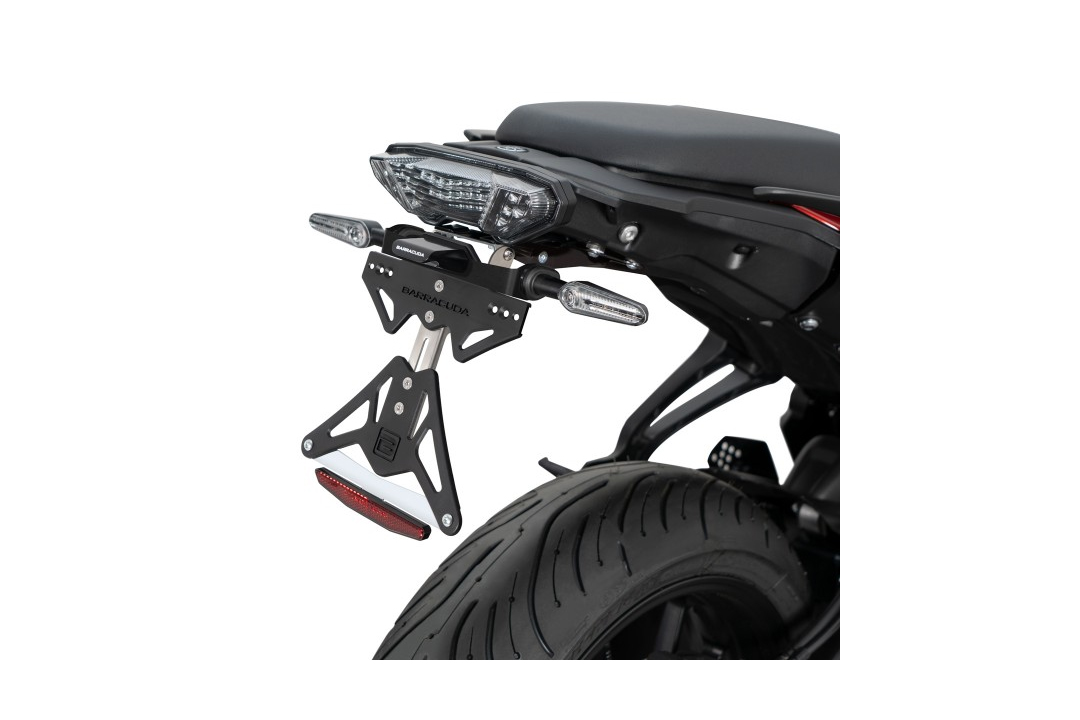 Soporte de matrícula Barracuda para Yamaha Tracer 700 2020- para intermitentes originales