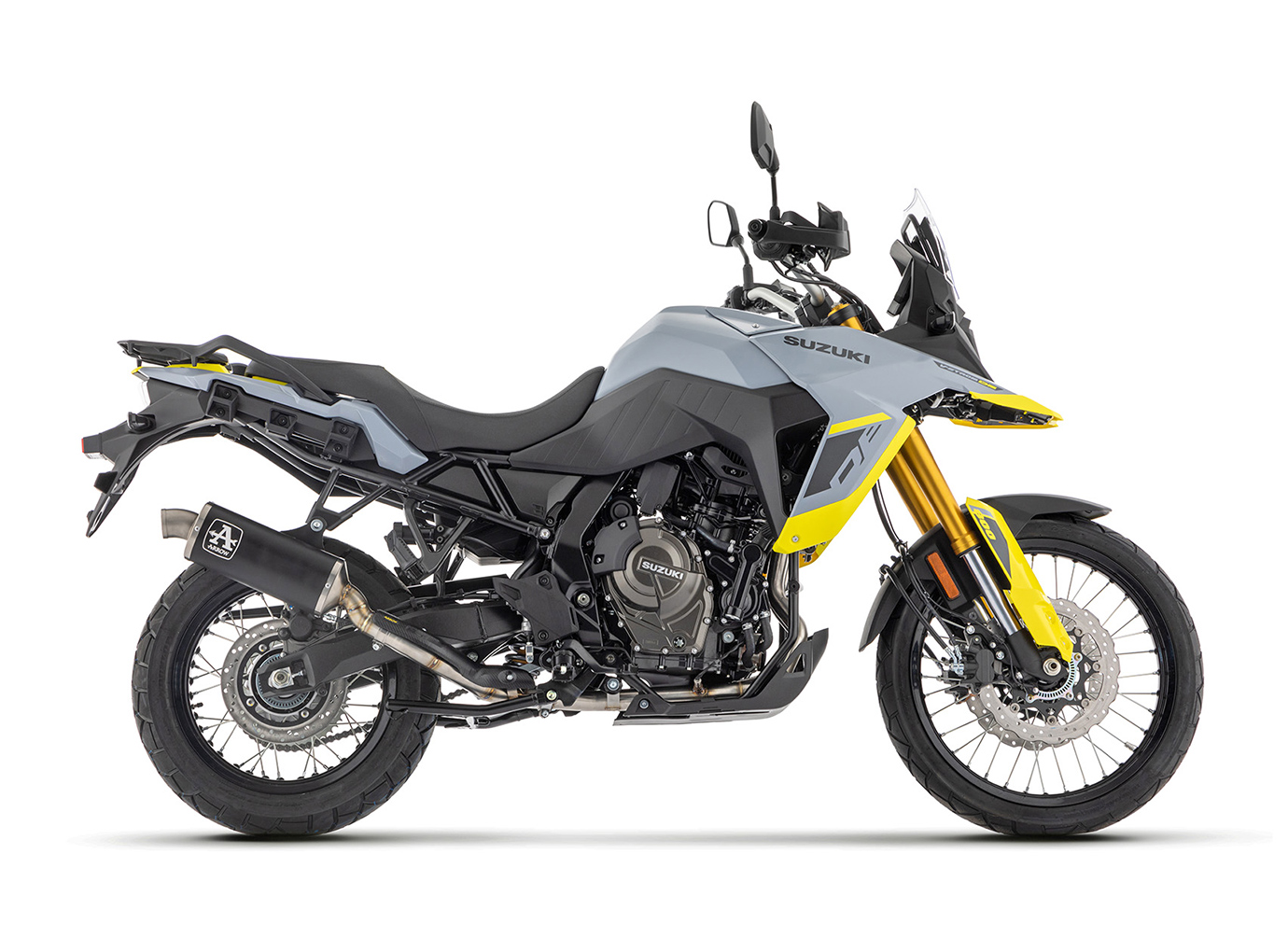 Escape ARROW INDY RACE DARK de Aluminio para Suzuki V-Strom 800DE Año del modelo 2023-