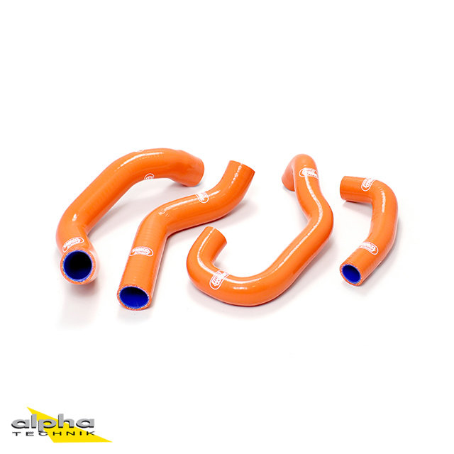 Kit de mangueras de silicona SAMCO SPORT Diseño OEM naranja para KTM 1050 1090 1290 S Adventure.