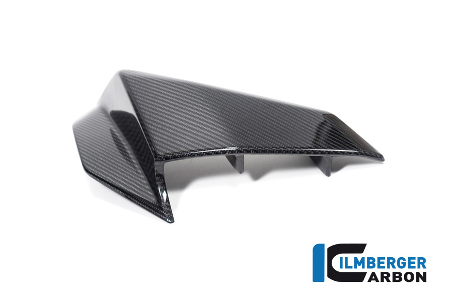 Ilmberger Carbon Winglet / Panel lateral de carenado lado derecho brillo para Aprilia Tuono V4 2021-
