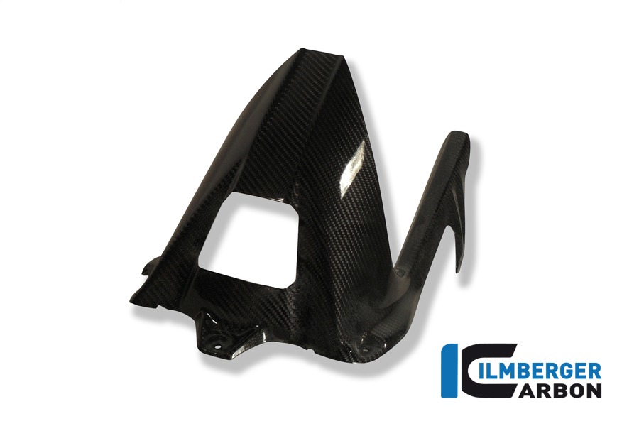 Guardabarros Ilmberger de Carbono trasero con cubrecadena con ABS, Carbono