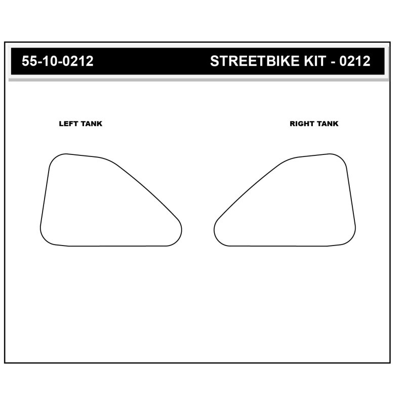 Stompgrip depósito de gasolina Pad transparente, Icon, Kit de depósito de gasolina para Moto de Calle para Yamaha MT09, 2024-2025