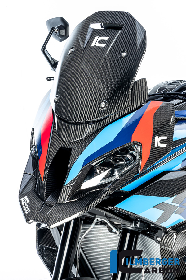 Ilmberger Carbon Parte de carenado arriba lado izquierdo, brillante, BMW S1000XR 2020- M1000XR 2024-