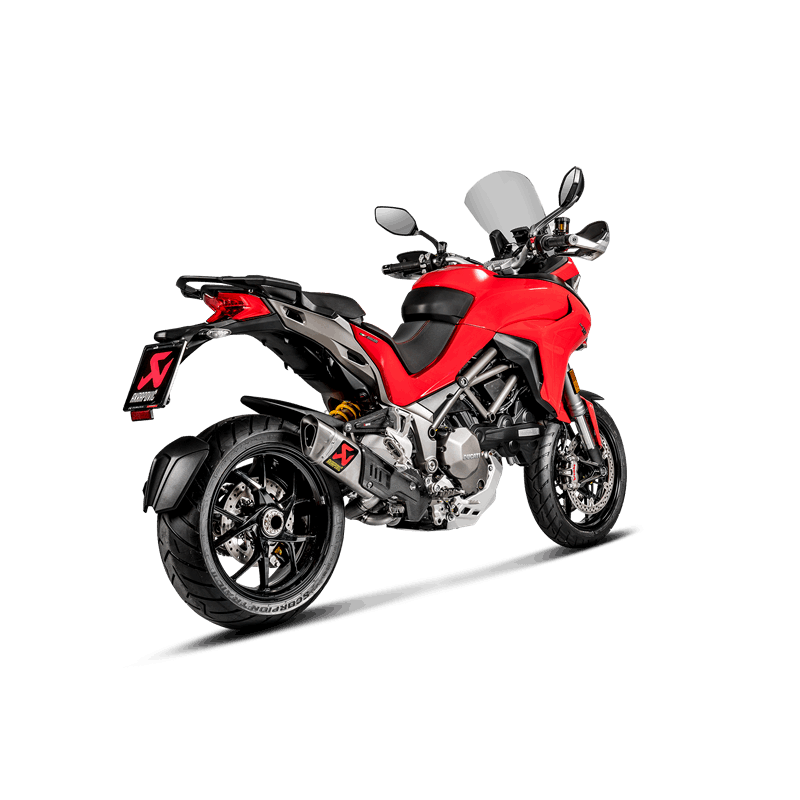 Colector de reemplazo Akrapovic de titanio para Ducati Multistrada 1200 / 1200 S Año del modelo 2015-2017 Multistrada 1260 / 1260 S 2018-