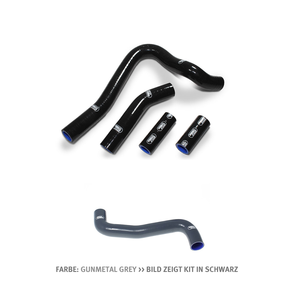 Kit de mangueras de silicona SAMCO SPORT gris antracita para Honda CR250R año de modelo 1992-1996