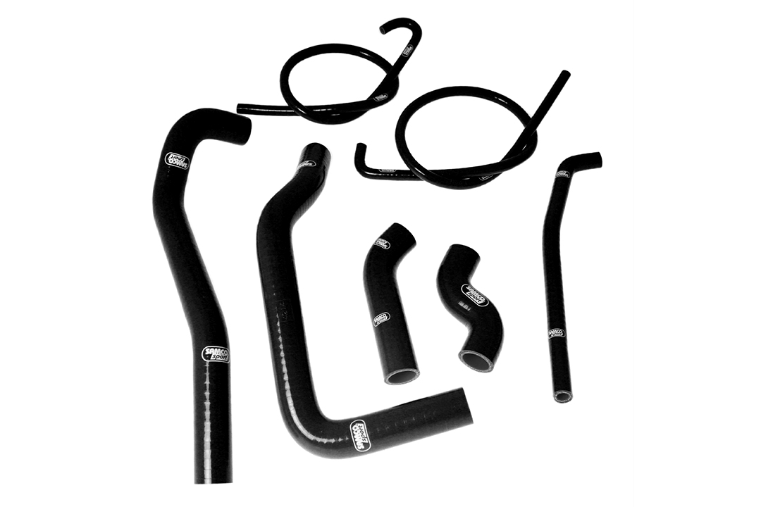 Kit de mangueras de silicona SAMCO SPORT negro para Kawasaki ZXR750 año de modelo 1990