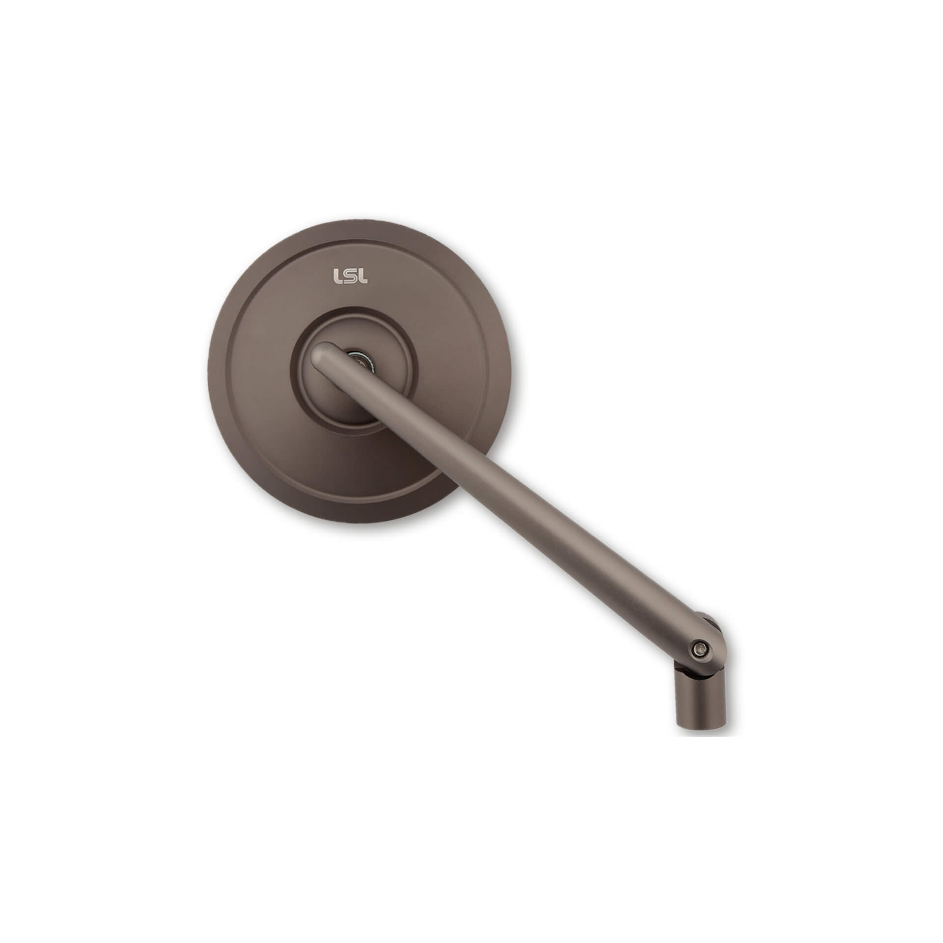 Espejo LSL RETRO, manillar, titanio, con homologación calle, ECE, con un adaptador M10 x 1.25 a derechas y otro a rosca a izquierdas