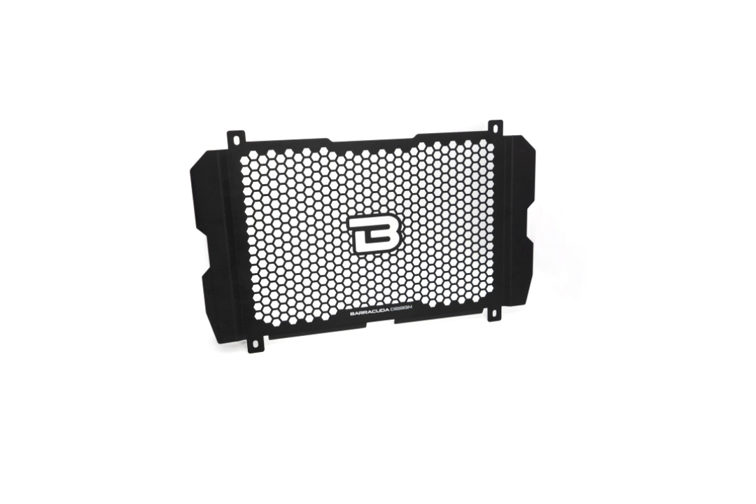 Barracuda protección del radiadoz, Aluminio negro, para Kawasaki Z900 a partir del año modelo 2017-
