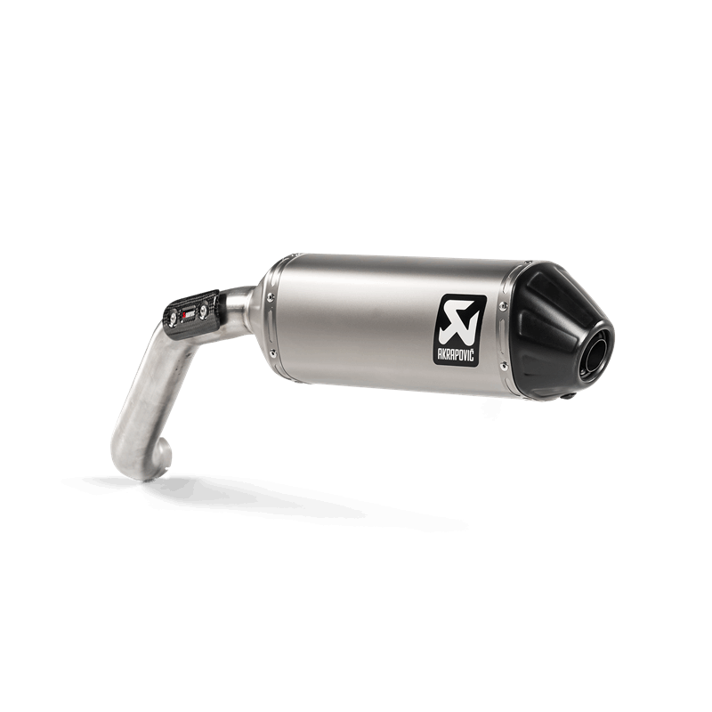 Línea Slip-On Akrapovic (Titanio) para Moto Guzzi V85 TT, modelos 2019-