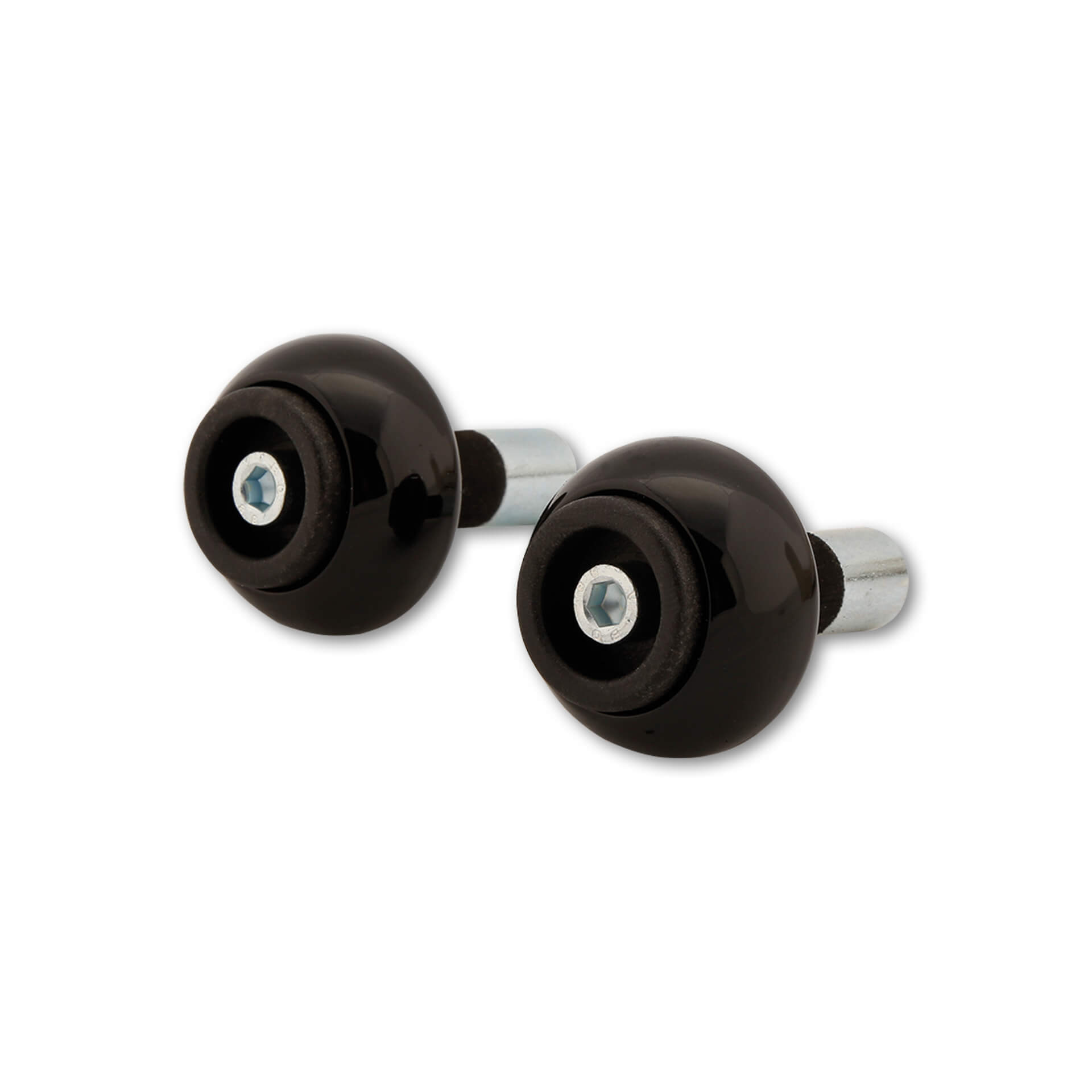 LSL Peso de manillar Crash Ball Classic, Acero, para manillares con 14 mm de diámetro interior (manillares de aluminio), negro