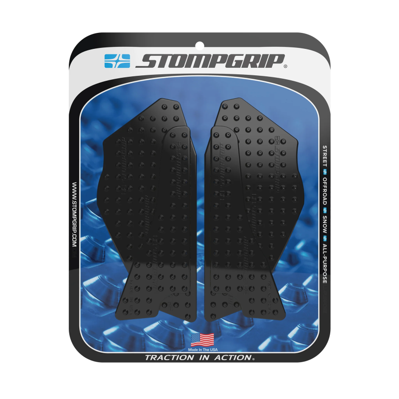 Almohadilla de depósito de gasolina Stompgrip negra, Volcano, para Ducati Multistrada V4 Rally 2022-2025