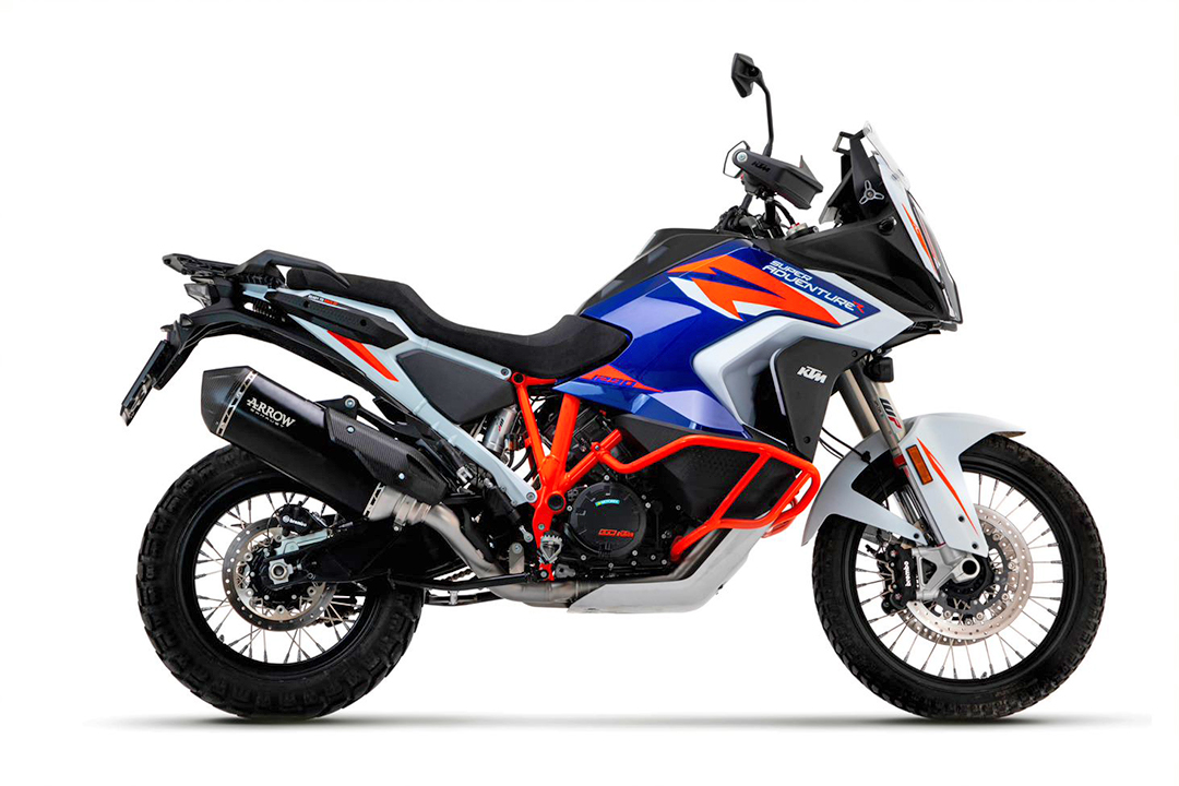 ARROW Auspuff DARK SONORA für KTM 1390, Super Adventure S / R ab Modelljahr 2024-, 1290 Super Adventure S / R, 2021-2024
