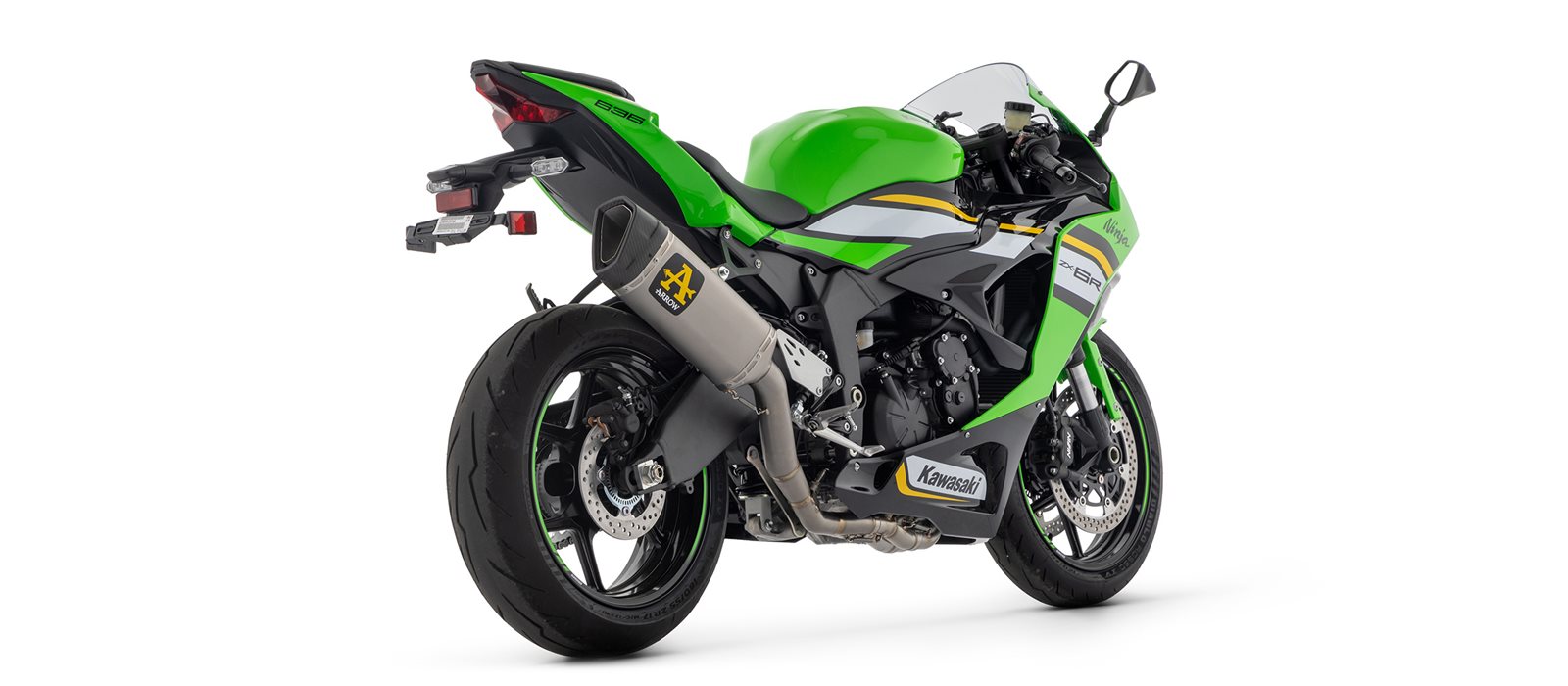 Sistema completo ARROW COMPETITION de acero inoxidable para Kawasaki ZX-6R 636, 2024-
