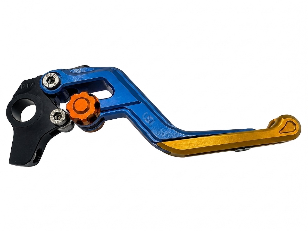 LSL ERGONIA Maneta de freno R14 Azul/Naranja/Oro