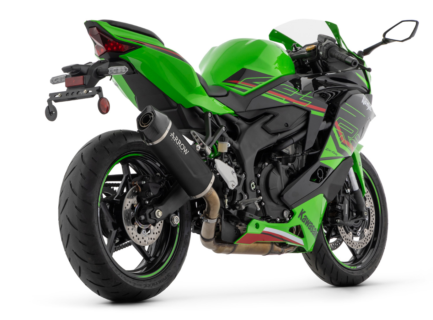 ARROW INDY RACE EVO DARK para Kawasaki Ninja ZX-4R / RR Modelo año 2024-
