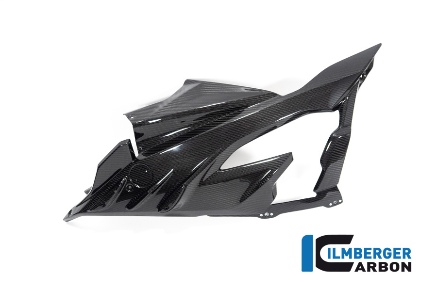 Ilmberger Carbon Carena Lateral lado izquierdo Racing, brillante, BMW M1000RR 2021-