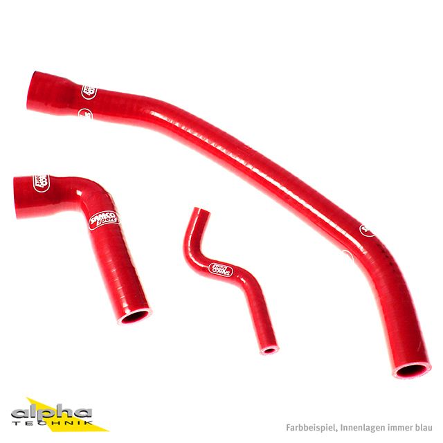 Kit de mangueras de silicona SAMCO SPORT rojo para MV Agusta F3 675, F3 800 y Superveloce según lista de compatibilidad
