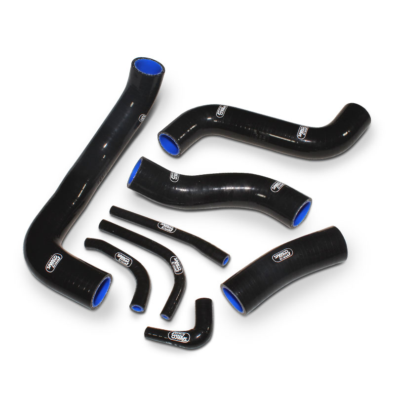 Kit de mangueras de silicona SAMCO SPORT classic negro para Kawasaki ZRX1100 ZRX1200 a partir del año de modelo 1997- solo para vehículos con descongelación de carburador
