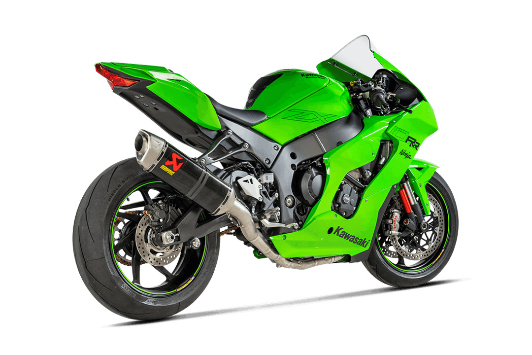 Akrapovic Evolution Line (Carbon) sistema de escape para Kawasaki Ninja ZX-10R y ZX-10RR a partir del año de modelo 2021-