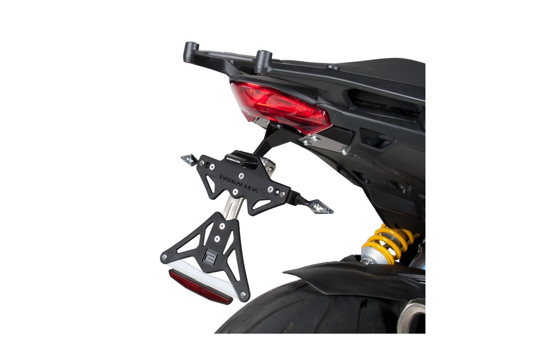 Soporte de matrícula Barracuda para Ducati MultiStrada 1200