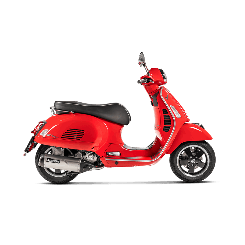 Escape Akrapovic Slip-On Line (SS) para Vespa GTS 125/150 i.e Super 2009-2016 / GTS250 2005-2013 / GTS300/Sei Giorni 2008-2020 / GTV250 2006-2013 / GTV300 2010-2016