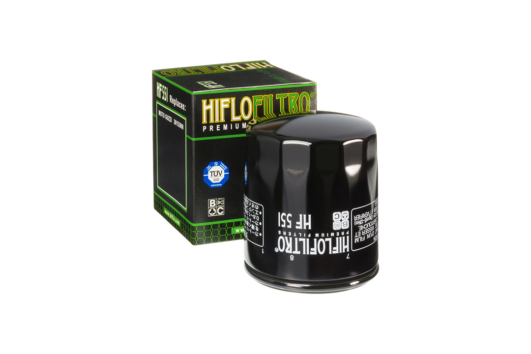 filtro de aceite HFILO HF551 para diversos modelos Moto Guzzi