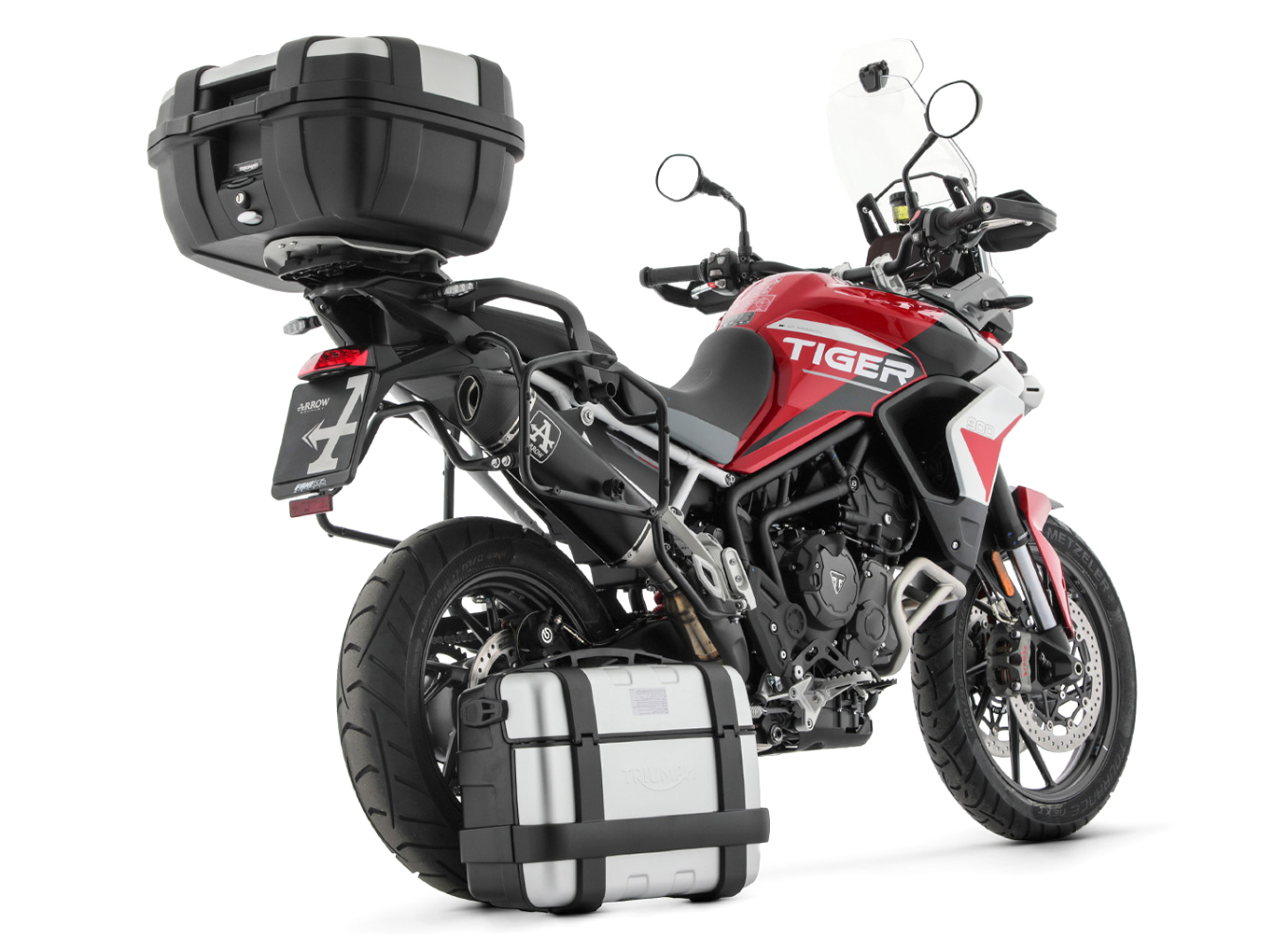 ARROW VELOCE DARK RACING Slip-On para Triumph Tiger 900 año de modelo 2020-