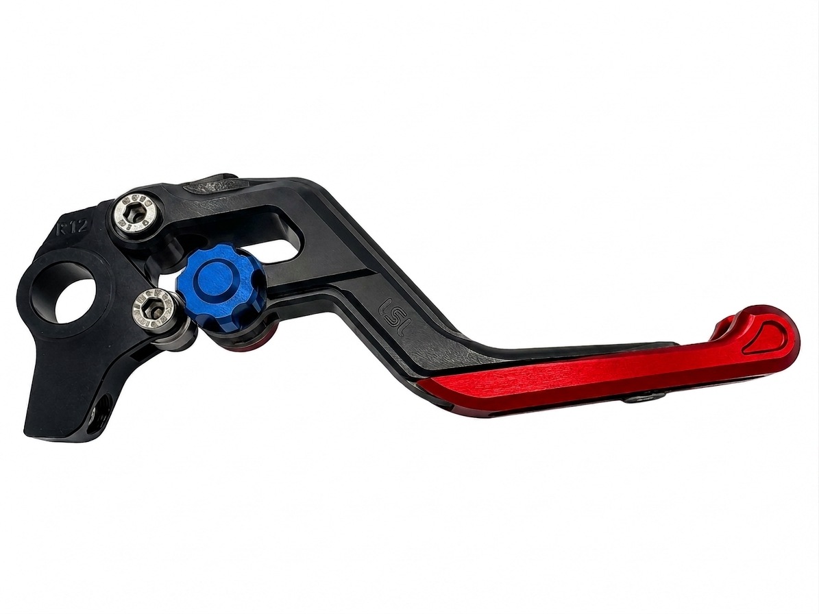 LSL ERGONIA Maneta de freno R49R Negro/Azul/Rojo