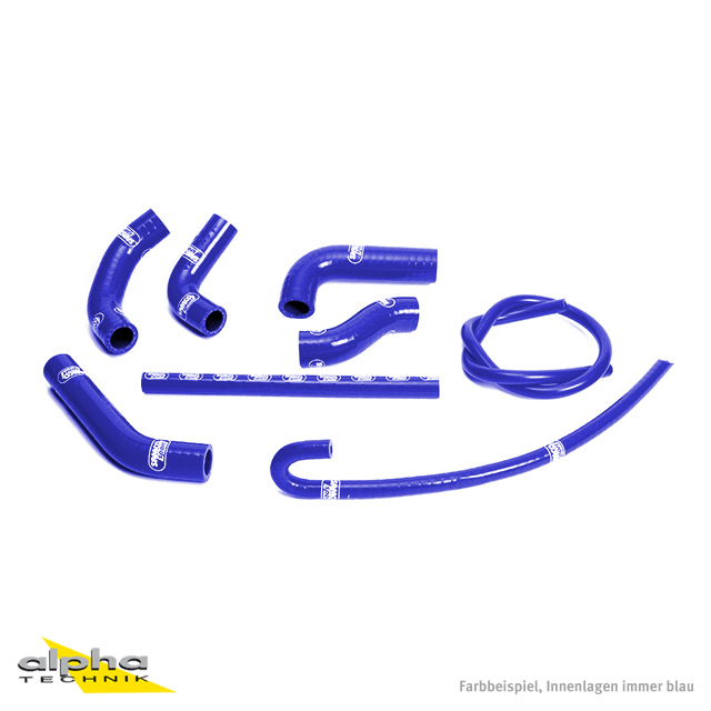 SAMCO SPORT Kit de mangueras de silicona azul para Honda XR650R Año del modelo 2000-2010