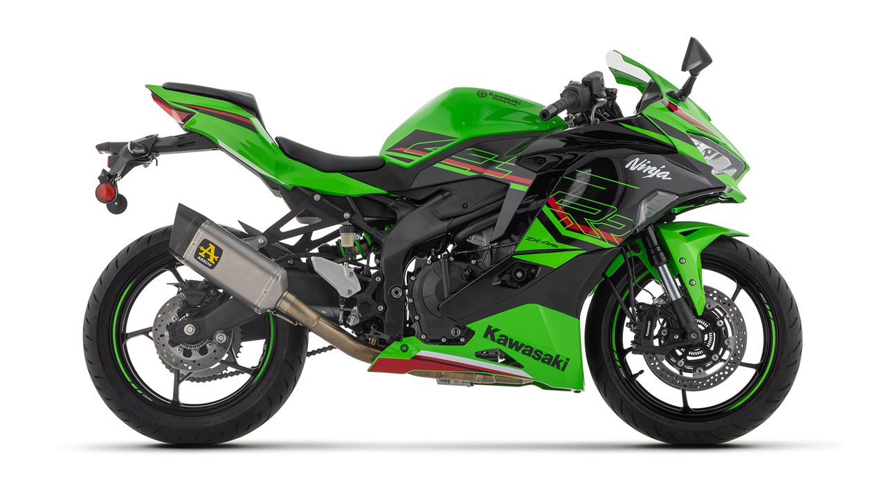 Sistema Completo ARROW COMPETITION de Titanio para Kawasaki ZX-4R, 2024-