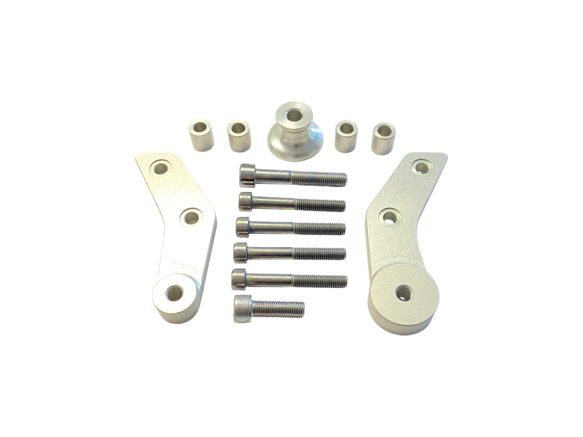 Kit de montaje de protectores anticaída LSL para Kawasaki Z800 ABS, 2013 -, plata