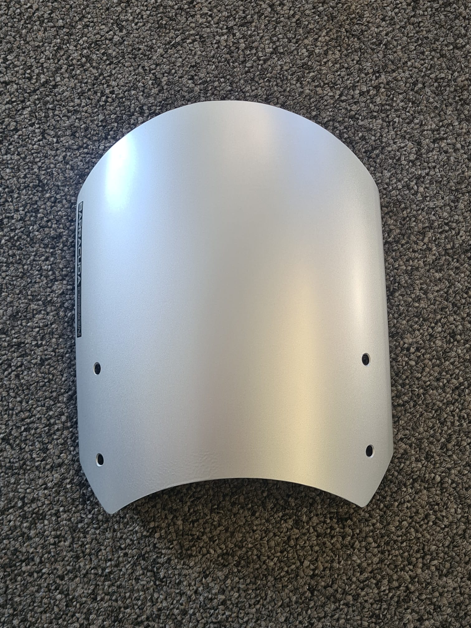 Cúpula Barracuda Aerosport Aluminio plata BMW RnineT 2014-2016