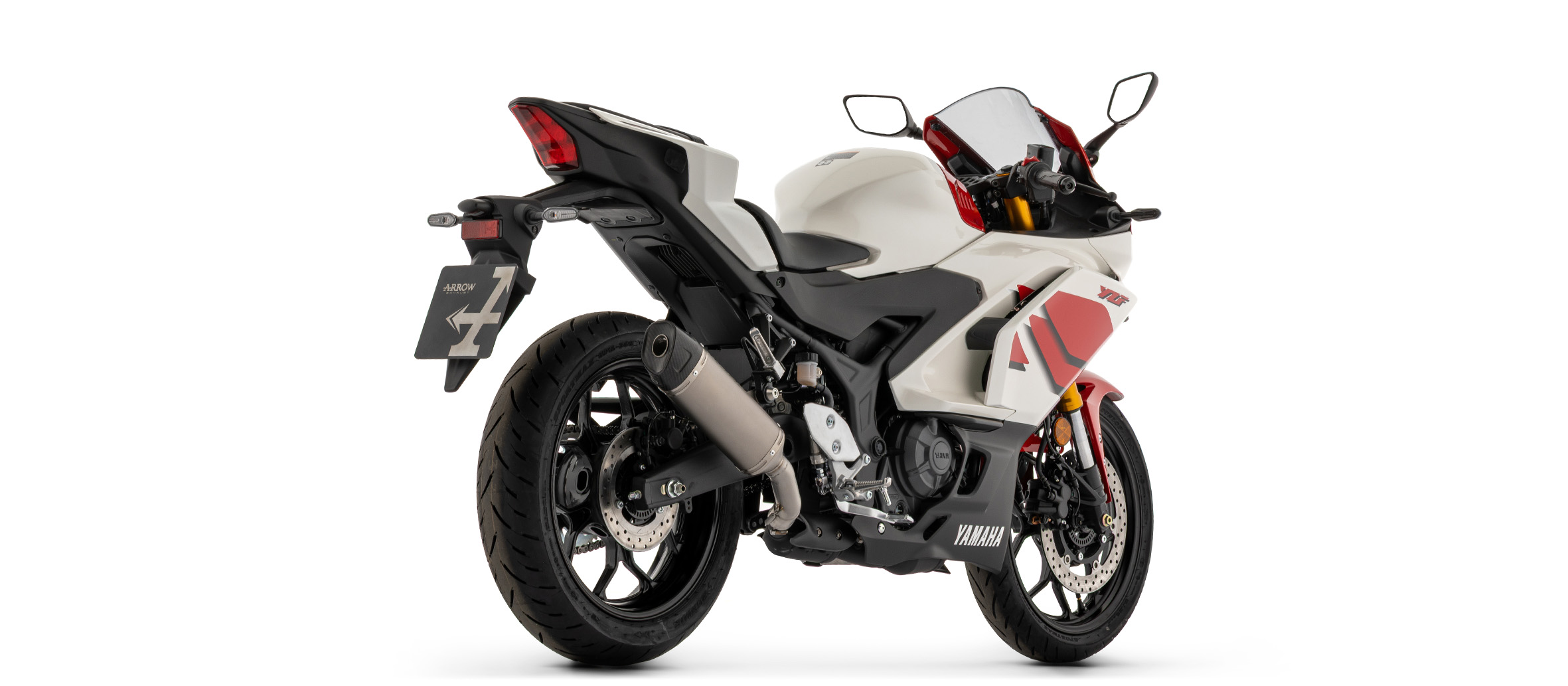 ARROW Auspuff Icon Titanium für Yamaha R3, MT-03 2025-
