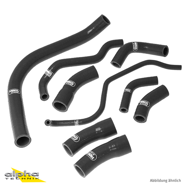 Kit de mangueras de silicona SAMCO SPORT negro para Yamaha FZS1000 Fazer Año del modelo 2001-2005